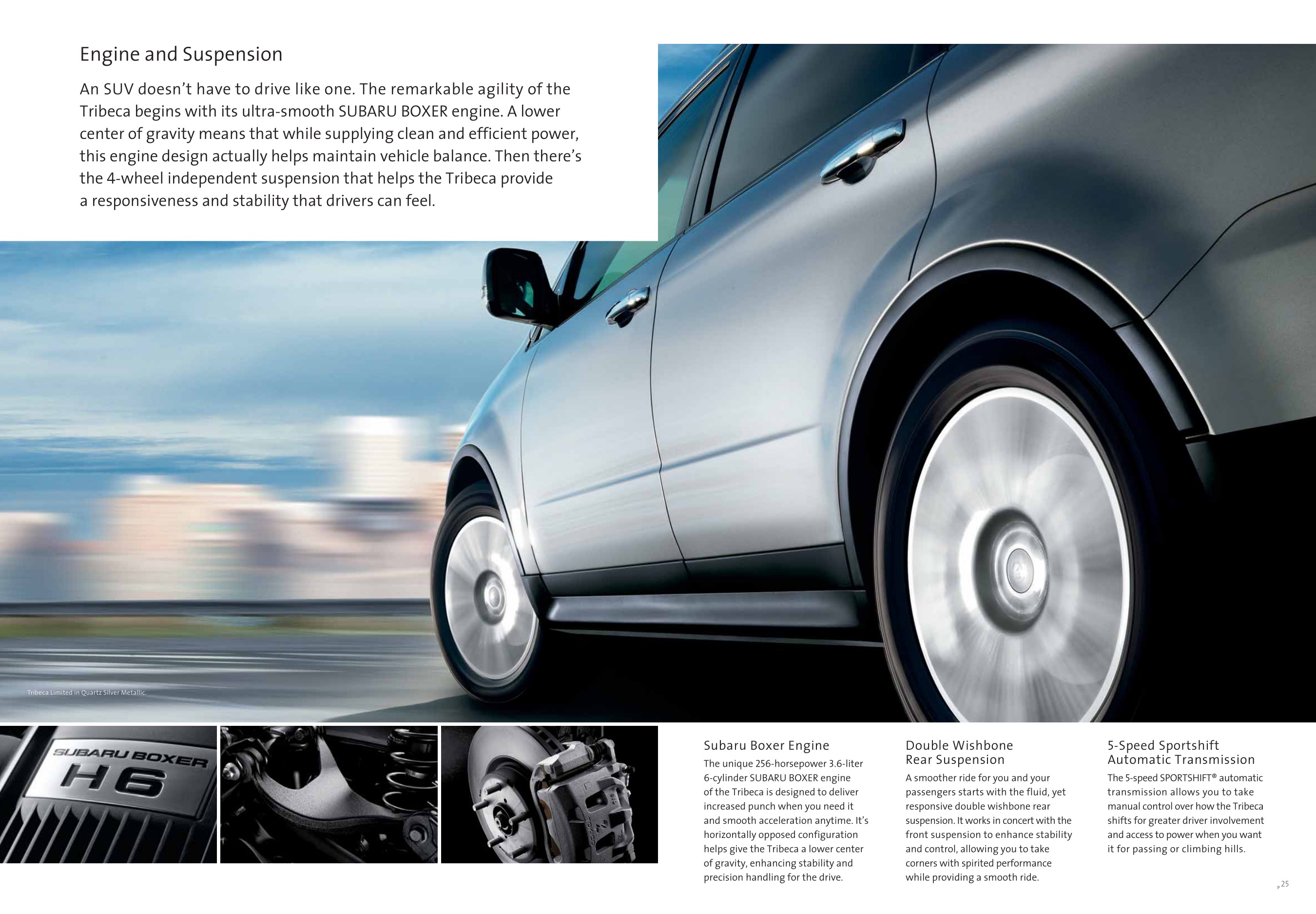 2009 Subaru Tribeca Brochure Page 3